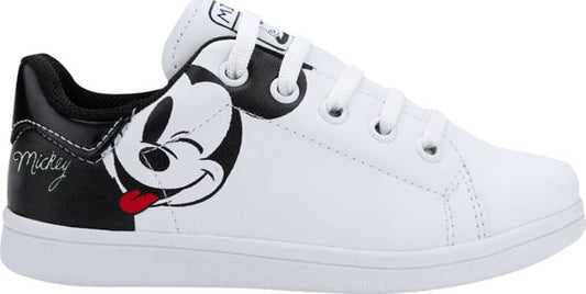 Mickey 6849 Boys' White Sneakers
