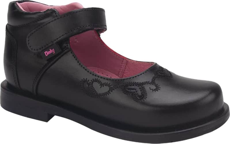 Dinky 8111 Girls' Black Boots Leather - Beef Leather