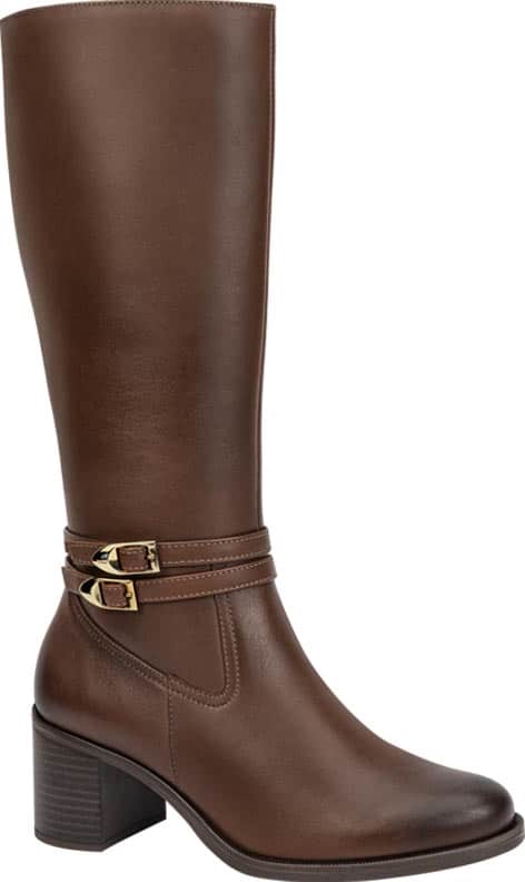Flexi 9205 Women Cognac knee-high boots Leather - Beef Leather