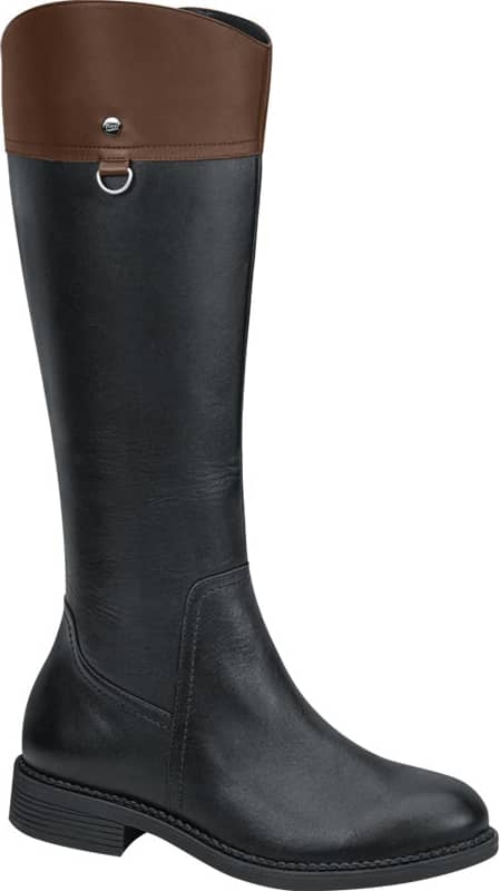 Flexi 2090 Women Black knee-high boots Leather - Beef Leather