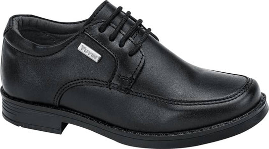 Yu Yin 0180 Boys' Black Shoes Leather - Beef Leather