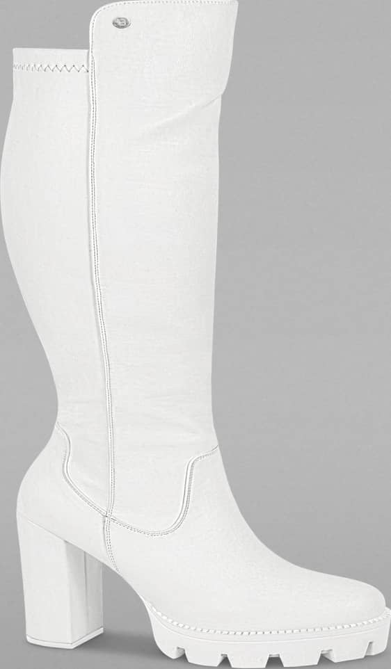 Belinda Peregrin BP04 Women White Over the knee boots