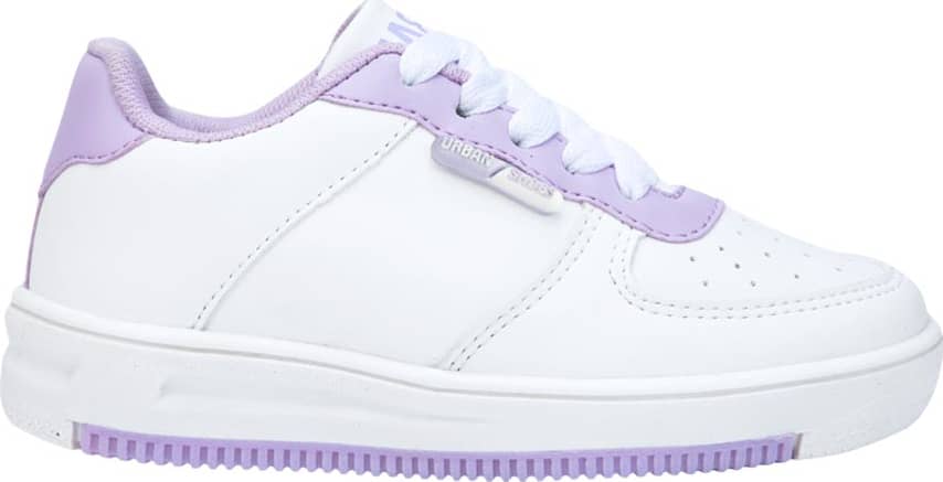 Urban Shoes 810 Girls' White Laces Sneakers