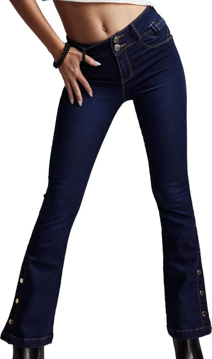 Fergino 2276 Women Indigo Blue jeans casual