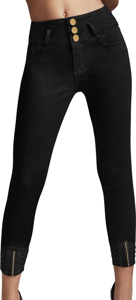 Fergino 2201 Women Black capri/pescador/niker casual