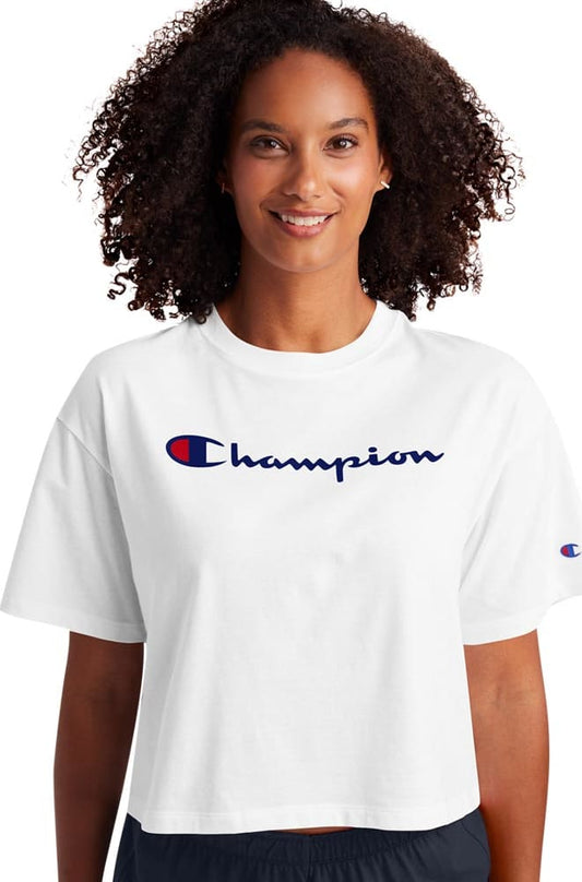 Champion 7100 Women White t-shirt