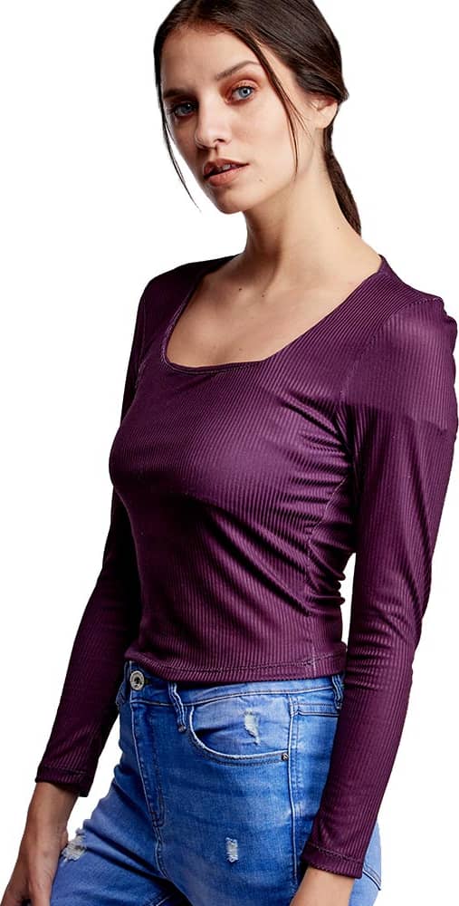 Kafe EO21 Women Wine Blouse