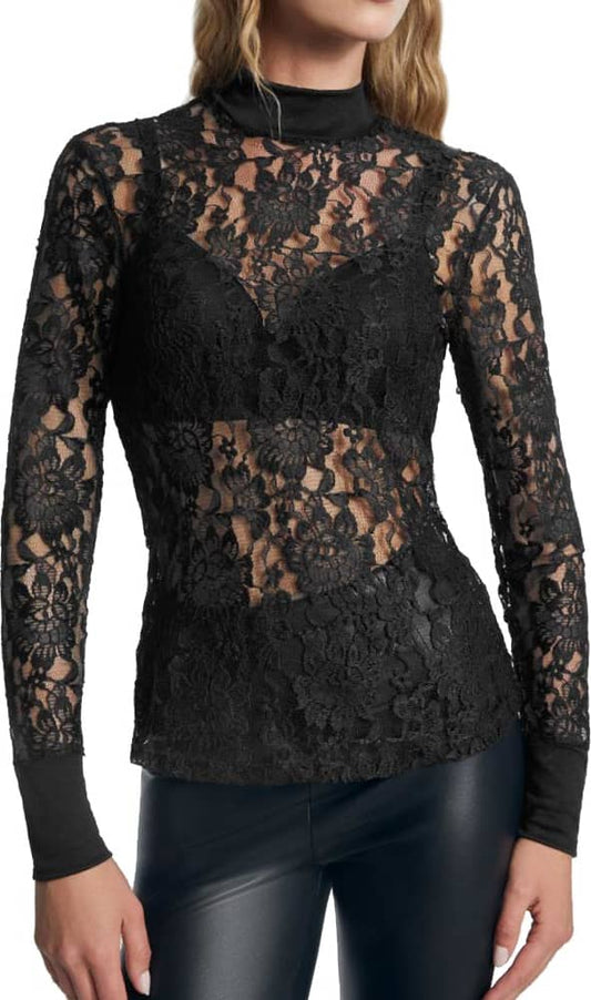 Kafe EO28 Women Black Blouse