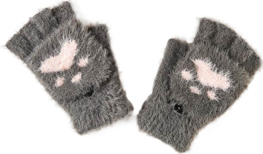 Hellodream M130 Girls' Gray gloves