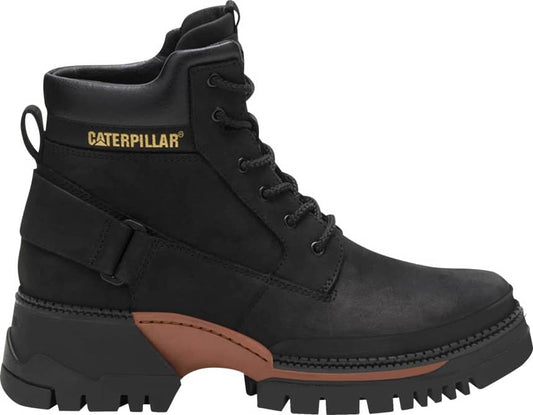 Caterpillar 1286 Women Black Boots Leather