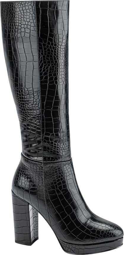 Yaeli Fashion 0003 Women Black knee-high boots