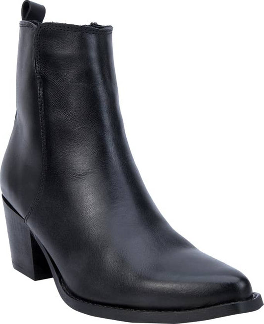 Tierra Bendita 2828 Women Black Cowboy Boots Leather - Beef Leather