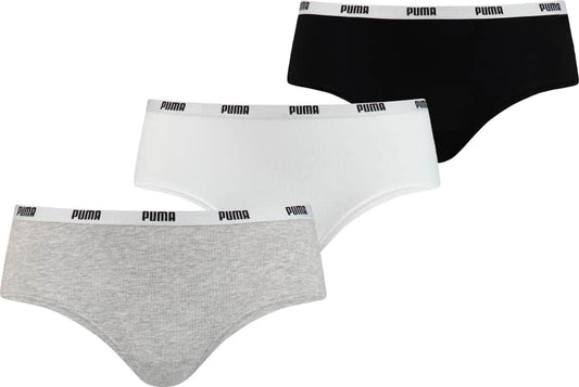 Puma 3010 Women White/black pantaleta/boxer/bikini ROPA INTERIOR