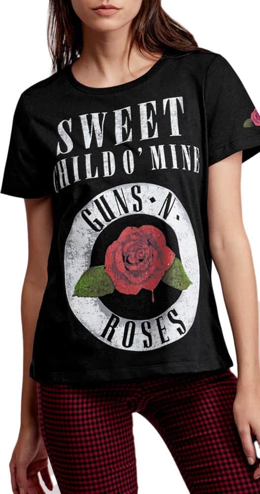 Guns N' Roses JP26 Women Black t-shirt