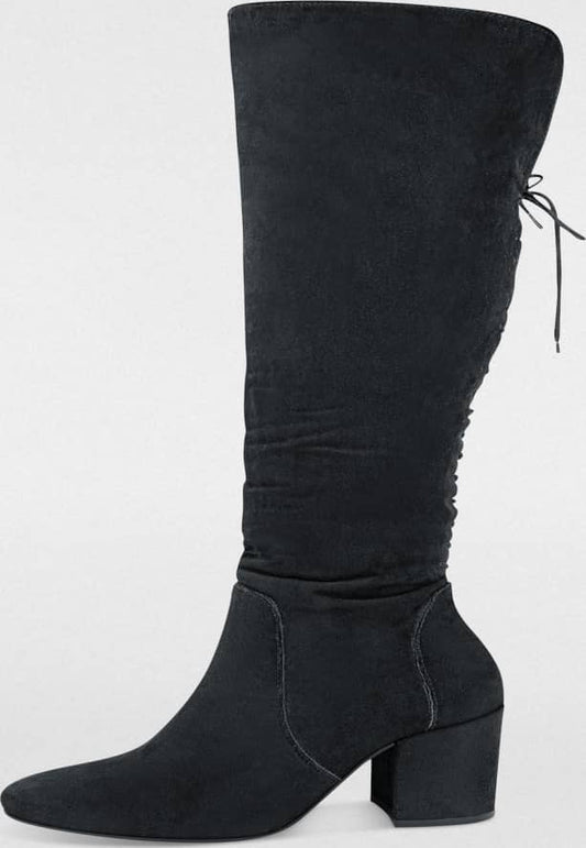 Yaeli US01 Women Black Over the knee boots