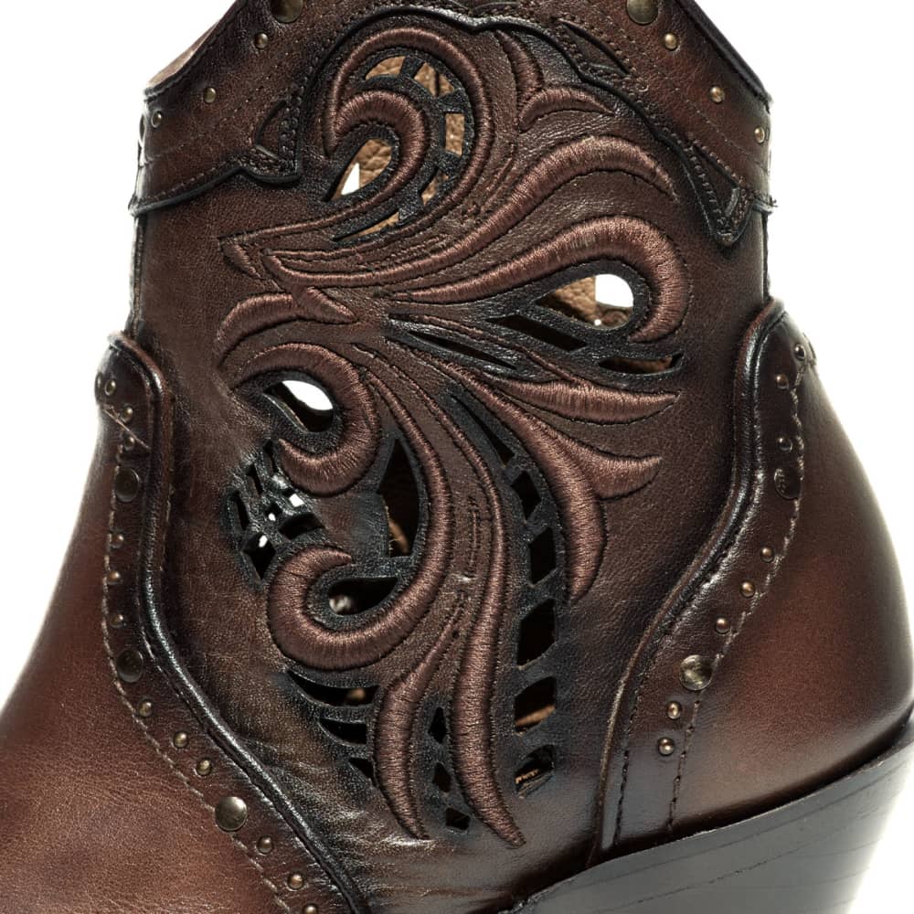 Rio Grande 9001 Women Brown Cowboy Boots Leather - Beef Leather