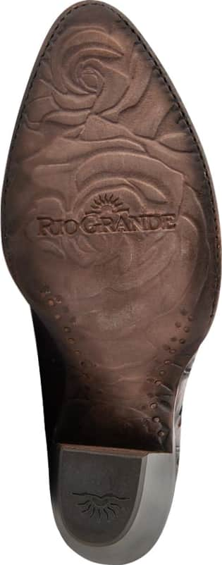 Rio Grande 9001 Women Brown Cowboy Boots Leather - Beef Leather