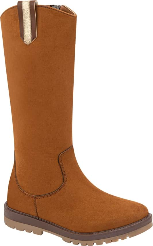 Vivis Shoes Kids 0426 Girls' Camel knee-high boots