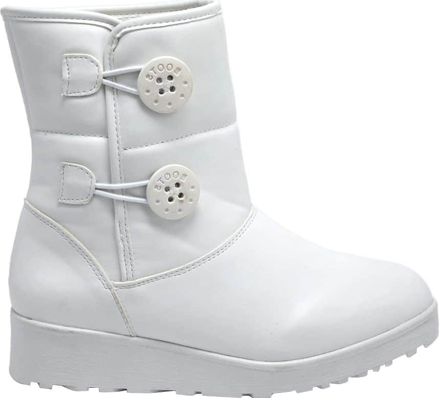 Pink By Price Shoes 6202 Women White Ugg Boots