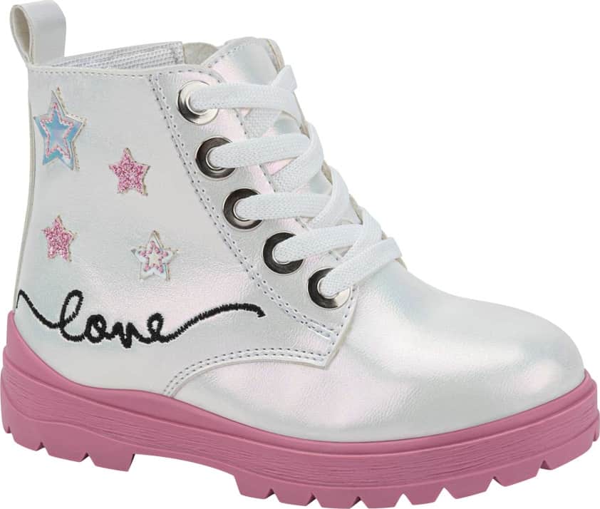 Vivis Shoes Kids 4044 Girls' White Booties