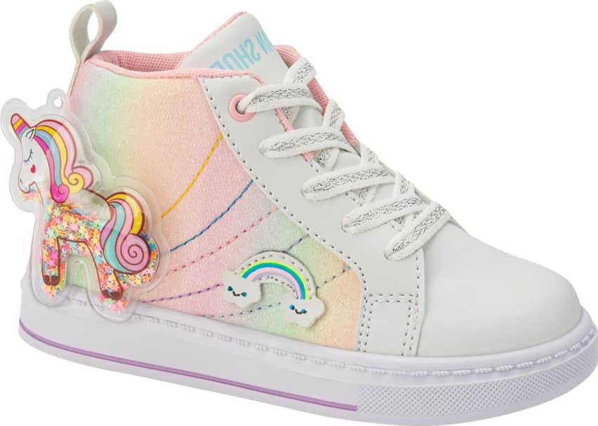 Urban Shoes 0195 Girls' White Sneakers