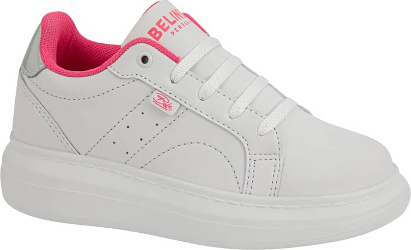 Belinda Peregrin 9857 Girls' White urban Sneakers