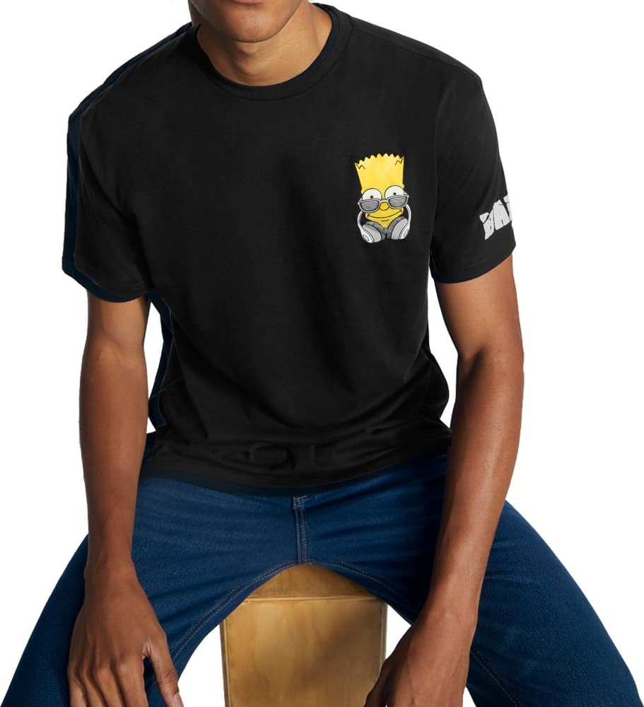 The Simpsons BMUS Men Black t-shirt