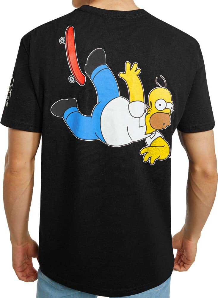 The Simpsons HPAT Men Black t-shirt