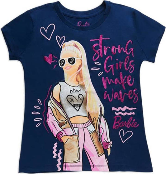 Barbie 2483 Girls' Navy Blue t-shirt