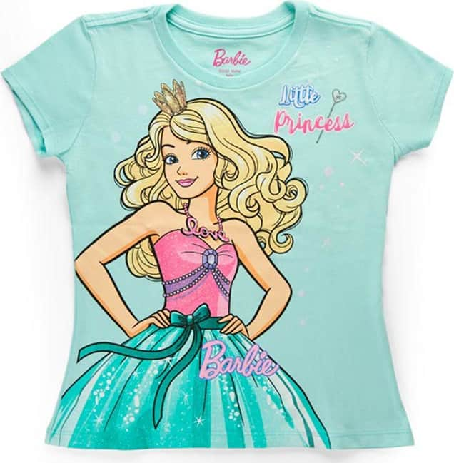 Barbie 2484 Girls' Green t-shirt