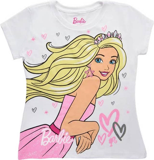 Barbie 2485 Girls' White t-shirt