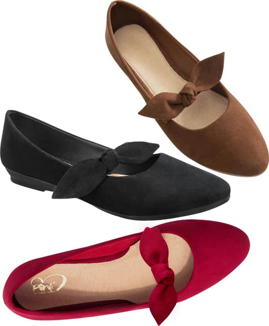 Pink By Price Shoes 1 Women Multicolor 3 pairs kit ballet flat / flats