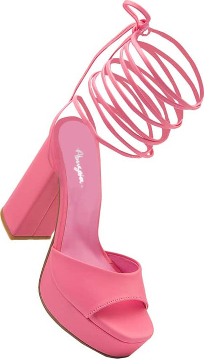 Abusiva 1170 Women Bubblegum Pink Sandals