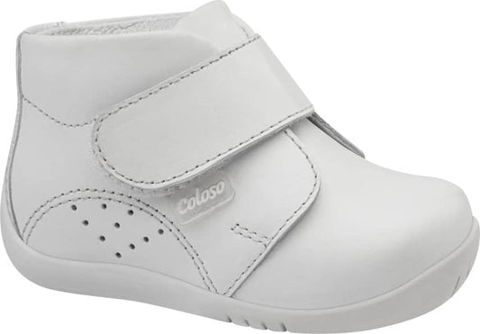 Coloso 8888 Girls' White Boots Leather - Beef Leather