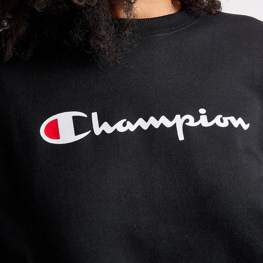 Champion 3001 Women Black sweatshirt