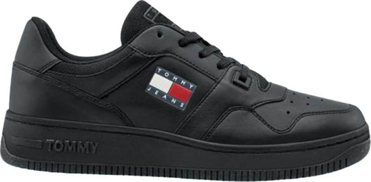 Tommy Hilfiger 50GK Men Black urban Sneakers Leather