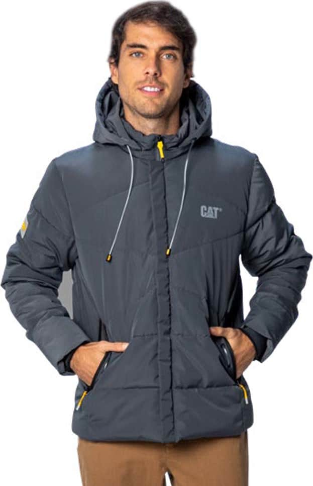 Caterpillar 1G01 Men Gray coat / jacket