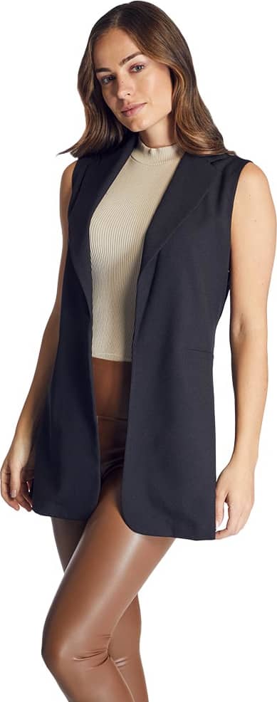 Yaeli Fashion 5869 Women Black vest