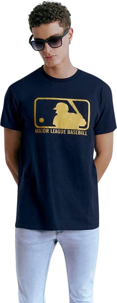 Mlb MLBL Men Navy Blue t-shirt