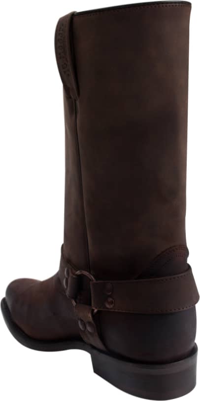 Jc Mc Coy 2000 Men Brown Cowboy Mid-calf boots Leather