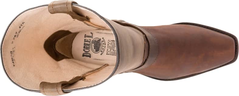 Jc Mc Coy 2000 Men Brown Cowboy Mid-calf boots Leather