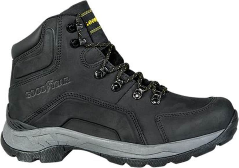 Goodyear 3900 Men Black Boots Leather