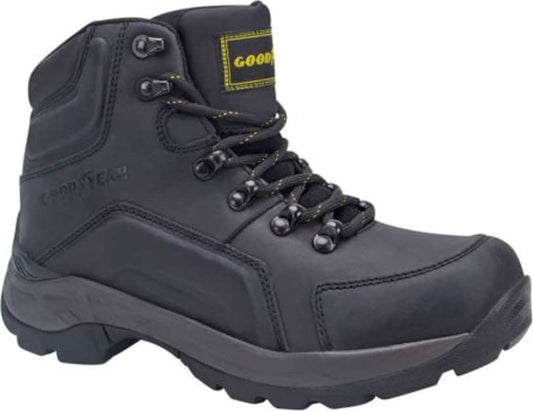 Goodyear 3900 Men Black Boots Leather