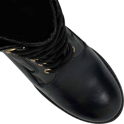 Goodyear 3917 Women Black Booties Leather