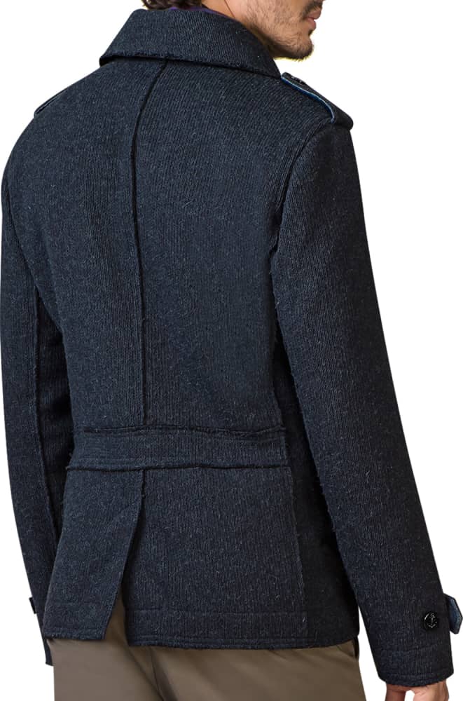 D.e.e.p Selection HB30 Men Navy Blue suit jacket