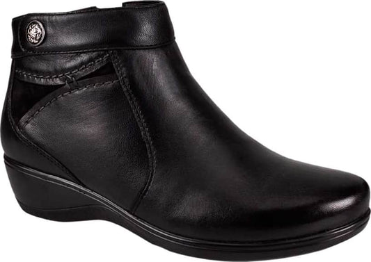 Calzado Pazstor 7205 Women Black Booties Leather