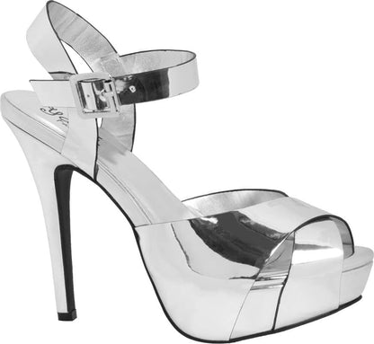 Yaeli Fashion 191A Women Silver Sandals