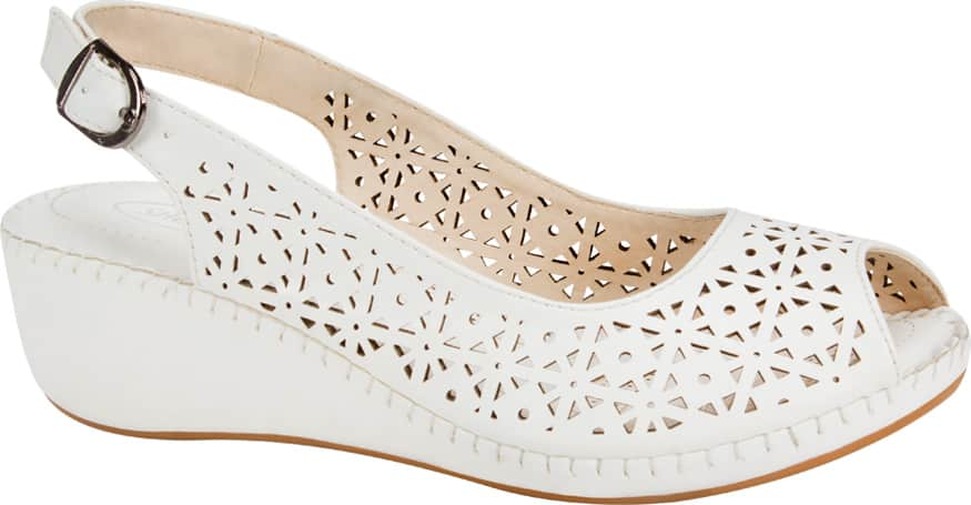 Shosh 1331 Women White Sandals