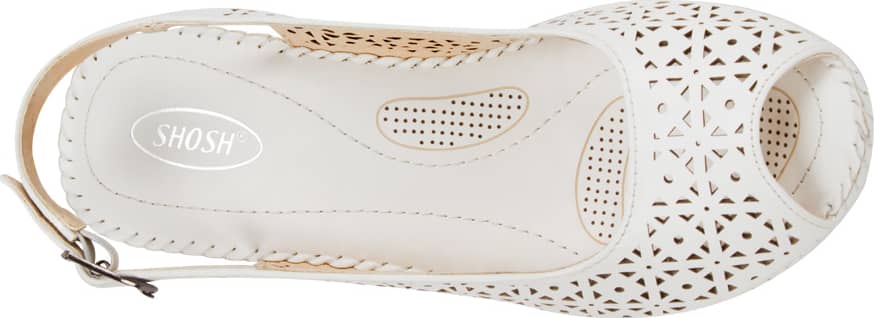 Shosh 1331 Women White Sandals