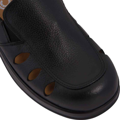 Bio Shoes 5142 Women Black Shoes Leather